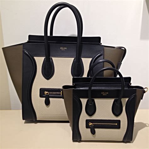 price celine nano luggage tote|Celine mini luggage handbag.